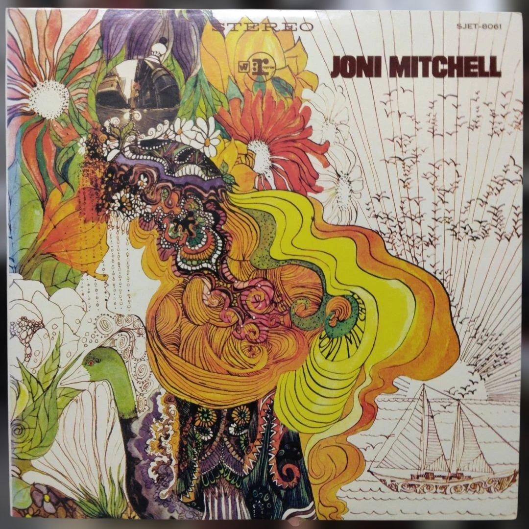 ['68年国内盤LP]モダンフォークの新星 ジョニー・ミッチェル (かもめの唄)