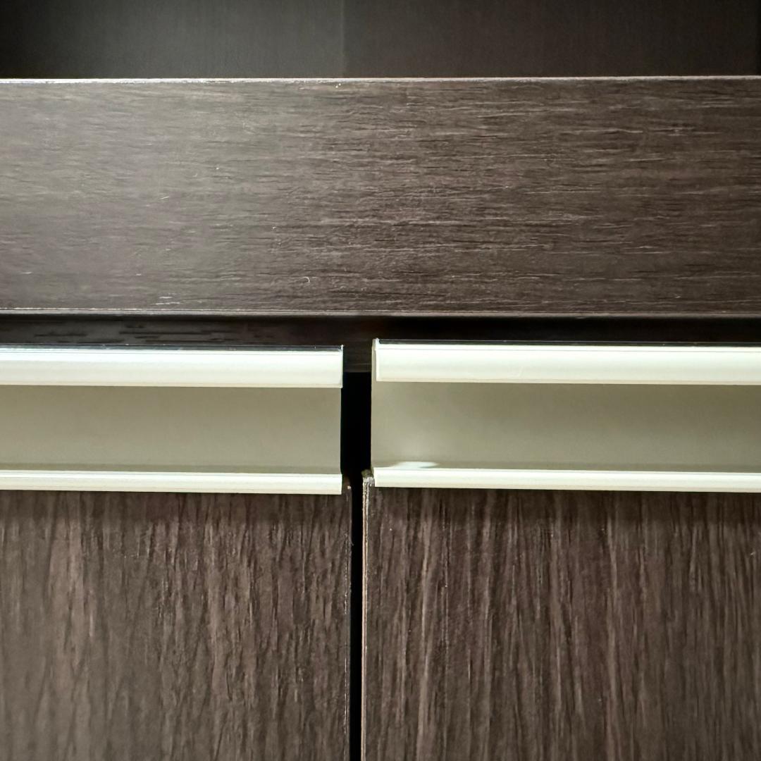 【完成品】ニトリ レンジ台(フォルム RE9060 DBR)