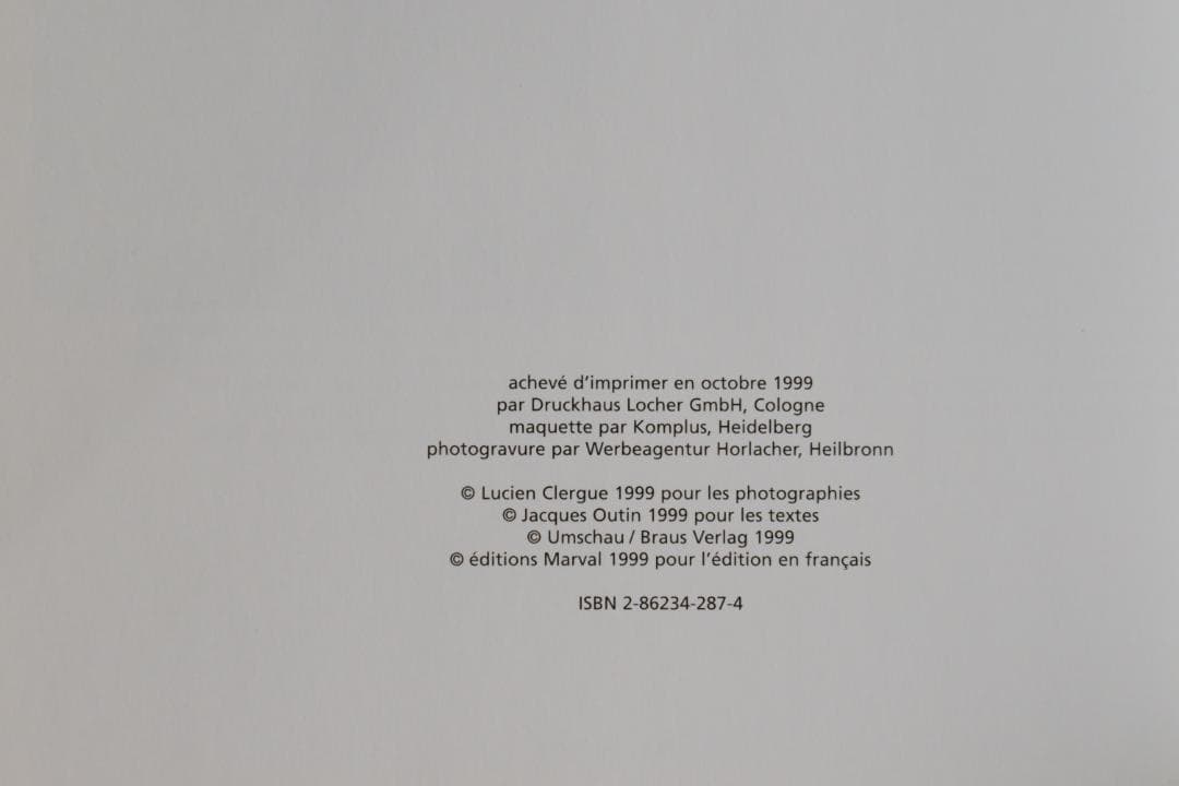 【Grands Nus：Lucien Clergue】リュシアン・クレルグ写真集