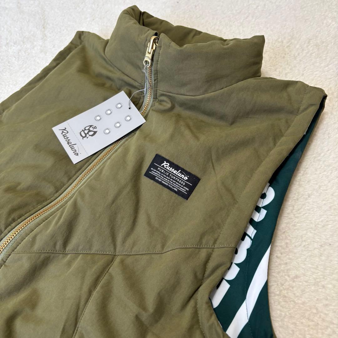 Russeluno ラッセルノ 中綿ダウンベスト リバーシブル仕様　未使用品