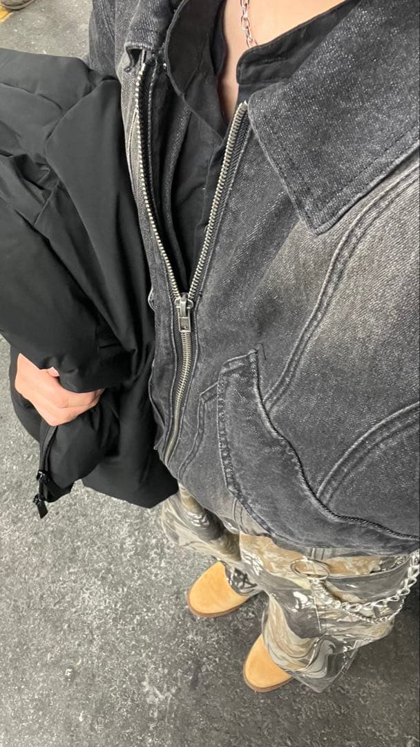 ANDER HUNK オーバーダイデニムフライトジャケット 値下げ交渉あり