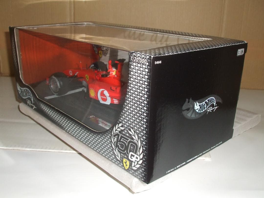 美品　フェラーリ　１５０GP　優勝記念　シューマッハ　マテル　１／１８