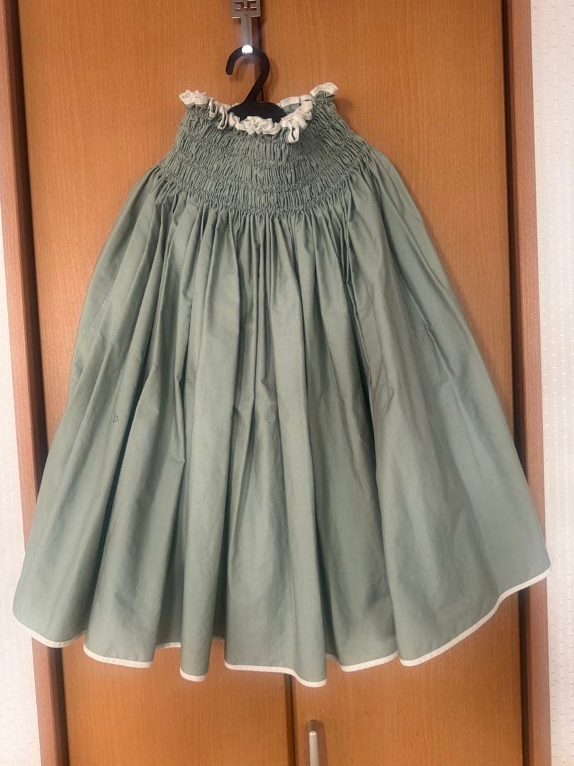 フラダンス用モスグリーンパウスカート 3枚セット♪