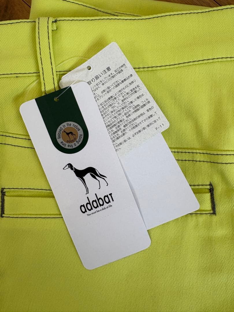 新品タグ付き adabat アダバット ゴルフパンツ メンズ 46