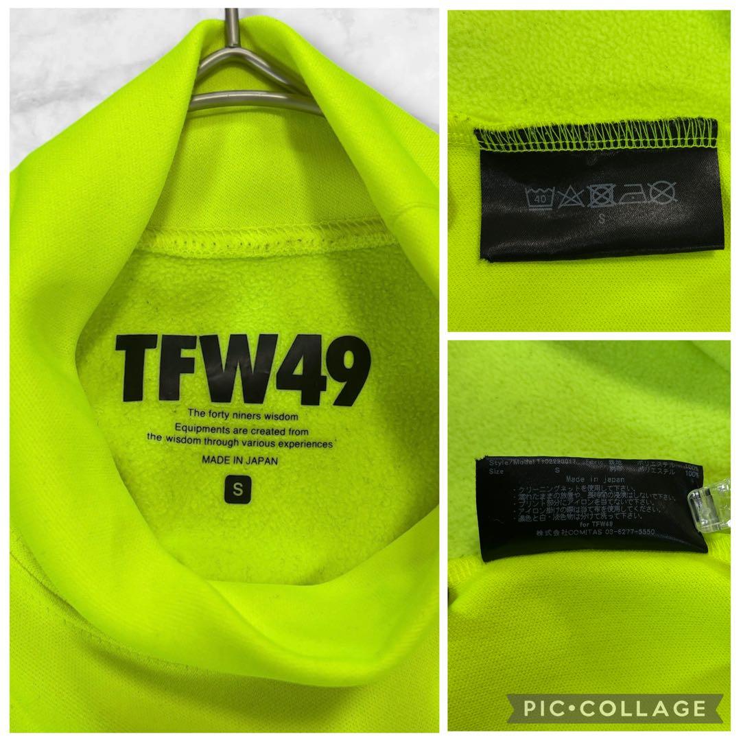 TFW49 長袖　モックネックシャツ　裏起毛　イエロー　大きいサイズ　S