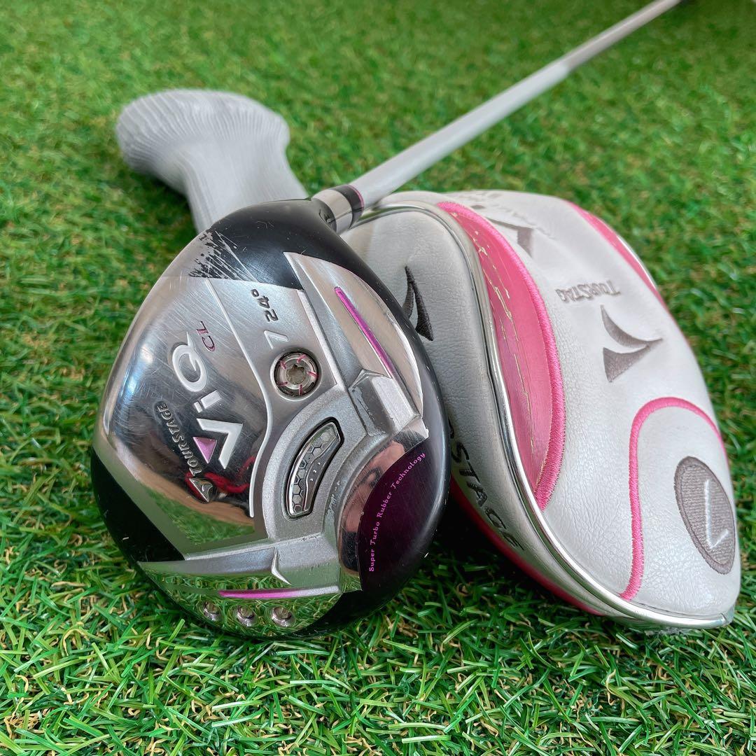 【レディース】ツアーステージ　VIQ CL 7W ヘッドカバー付き　右利き　FW