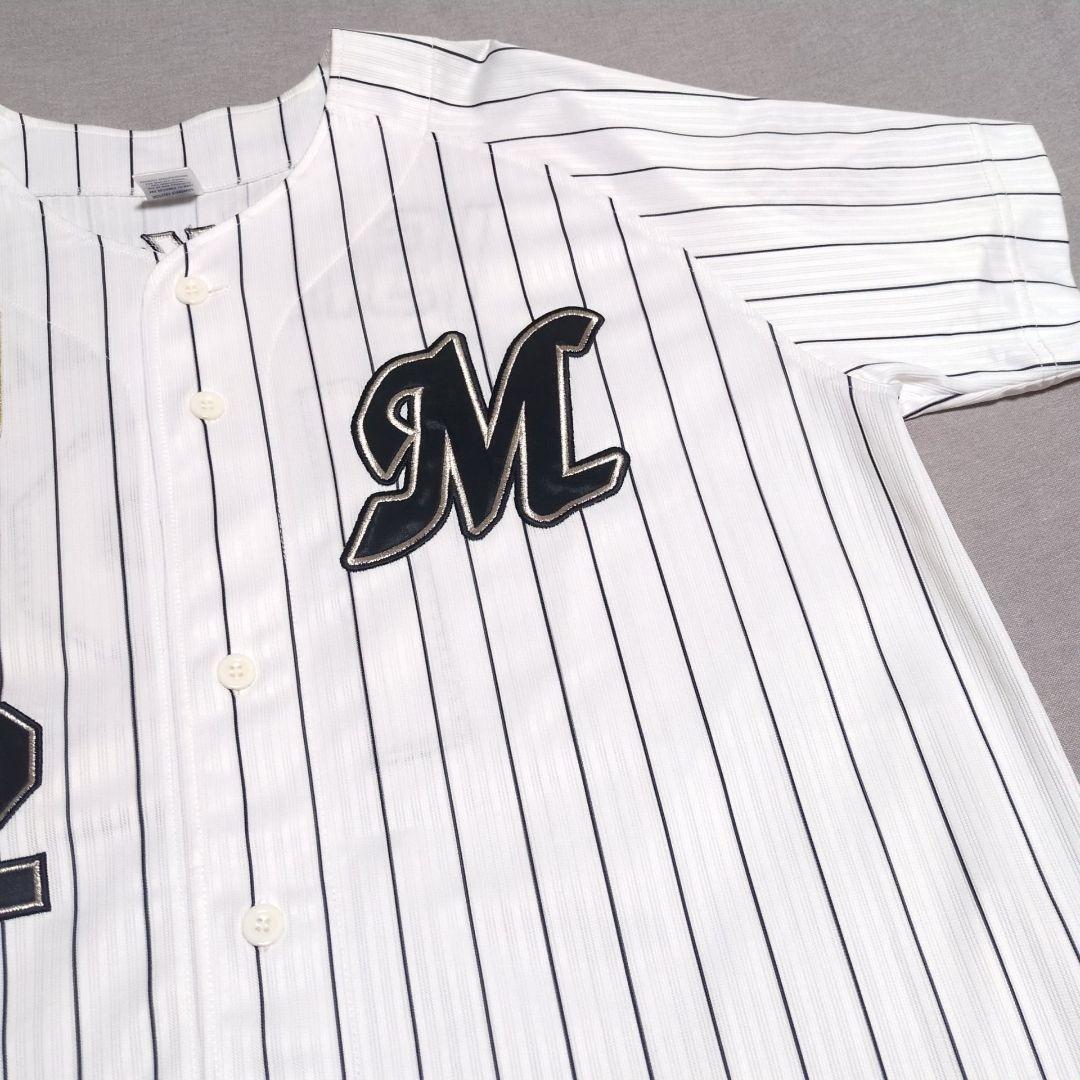 千葉ロッテマリーンズ 石川歩 刺繍 マジェスティック製 ホーム ユニフォーム L