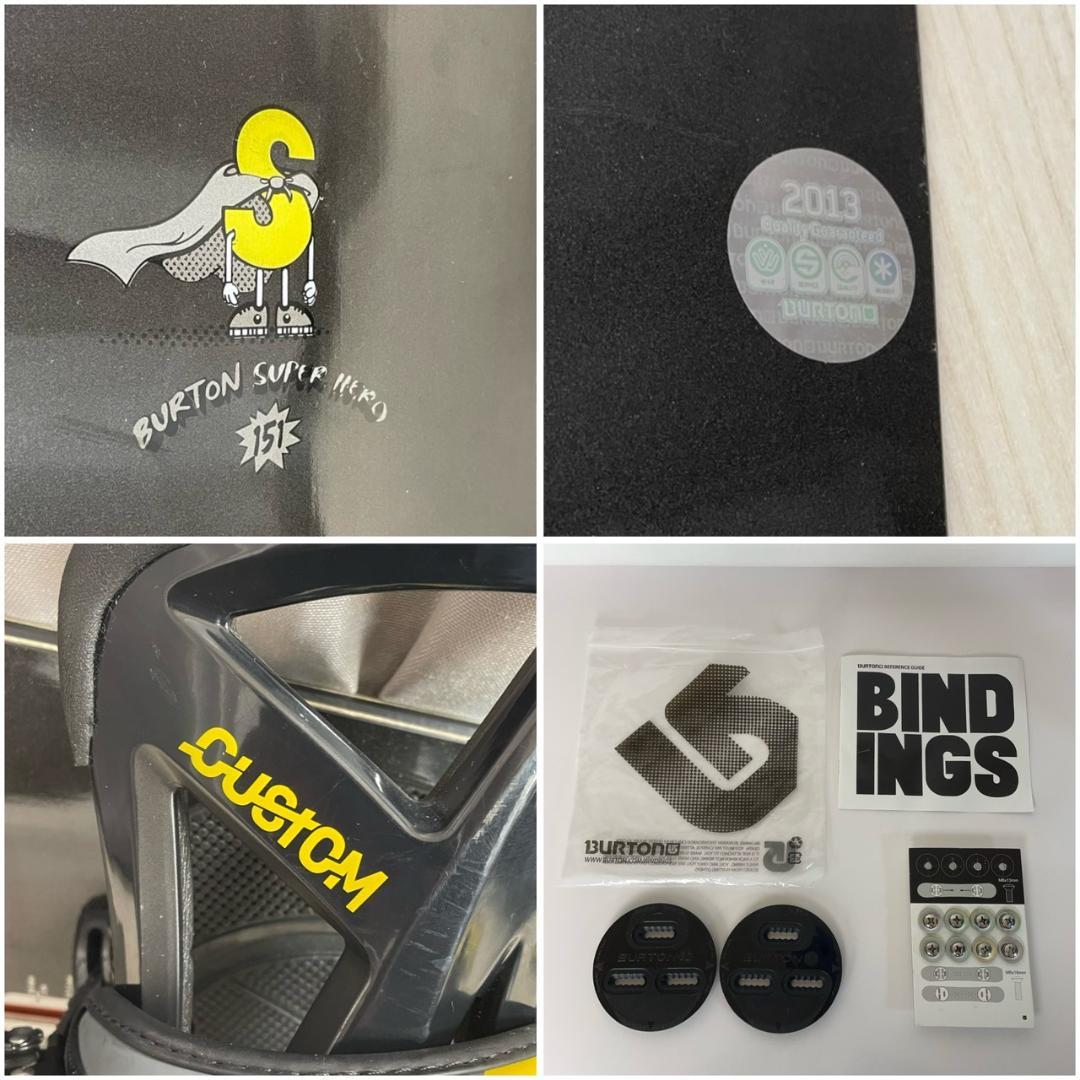 BURTON バートン Super Hero ビンディングセット151㎝