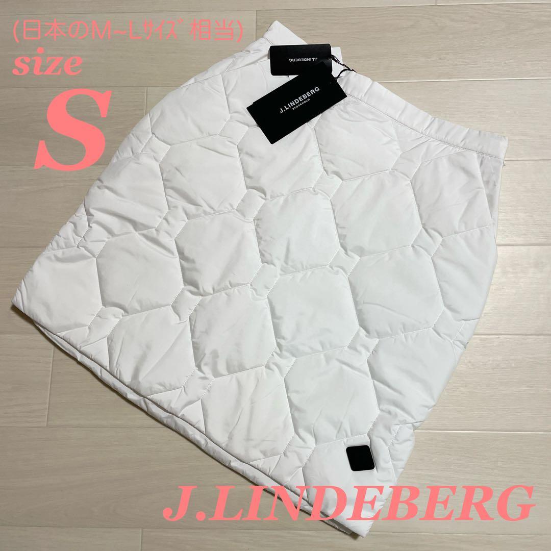 ラスト1点 J.LINDEBERG スカート キルティング ダウン ゴルフ