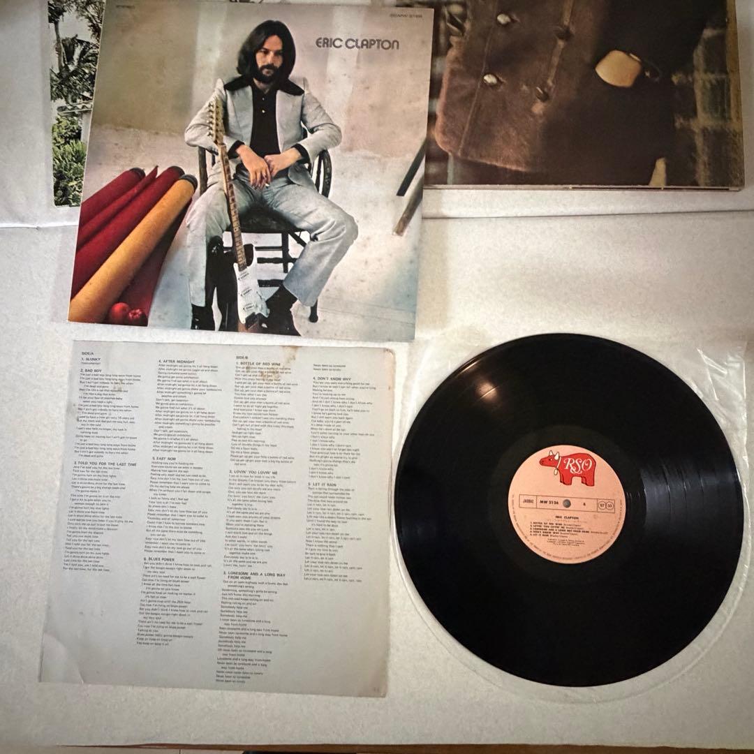 70sロック黄金期セット！ボブ・ディラン(ポスター付) / クラプトン等名盤4盤