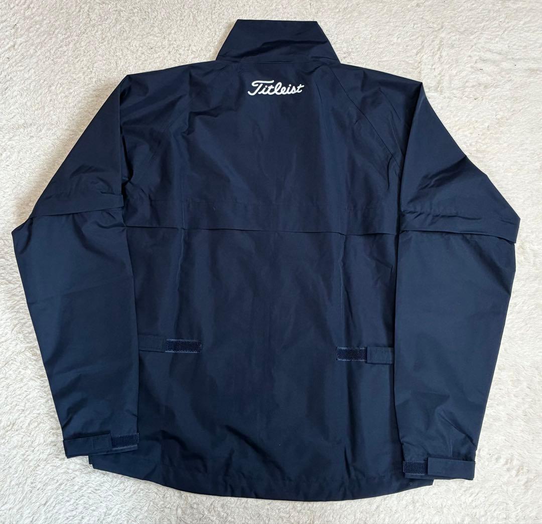 【美品】Titleist タイトリスト 2way レインウェアジャケット 紺 L