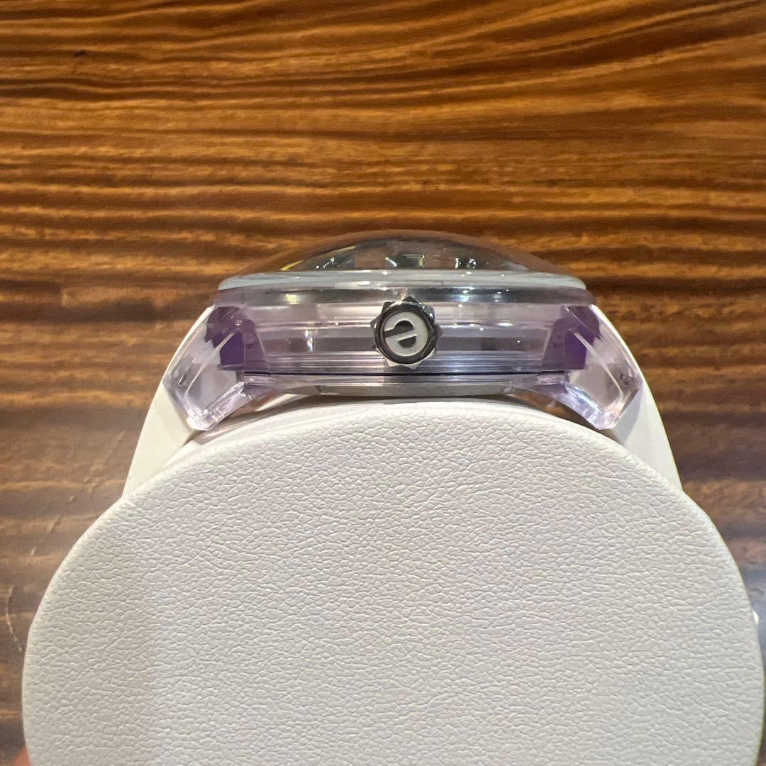 Tendence キングドーム ラバーベルト 時計 花 美品