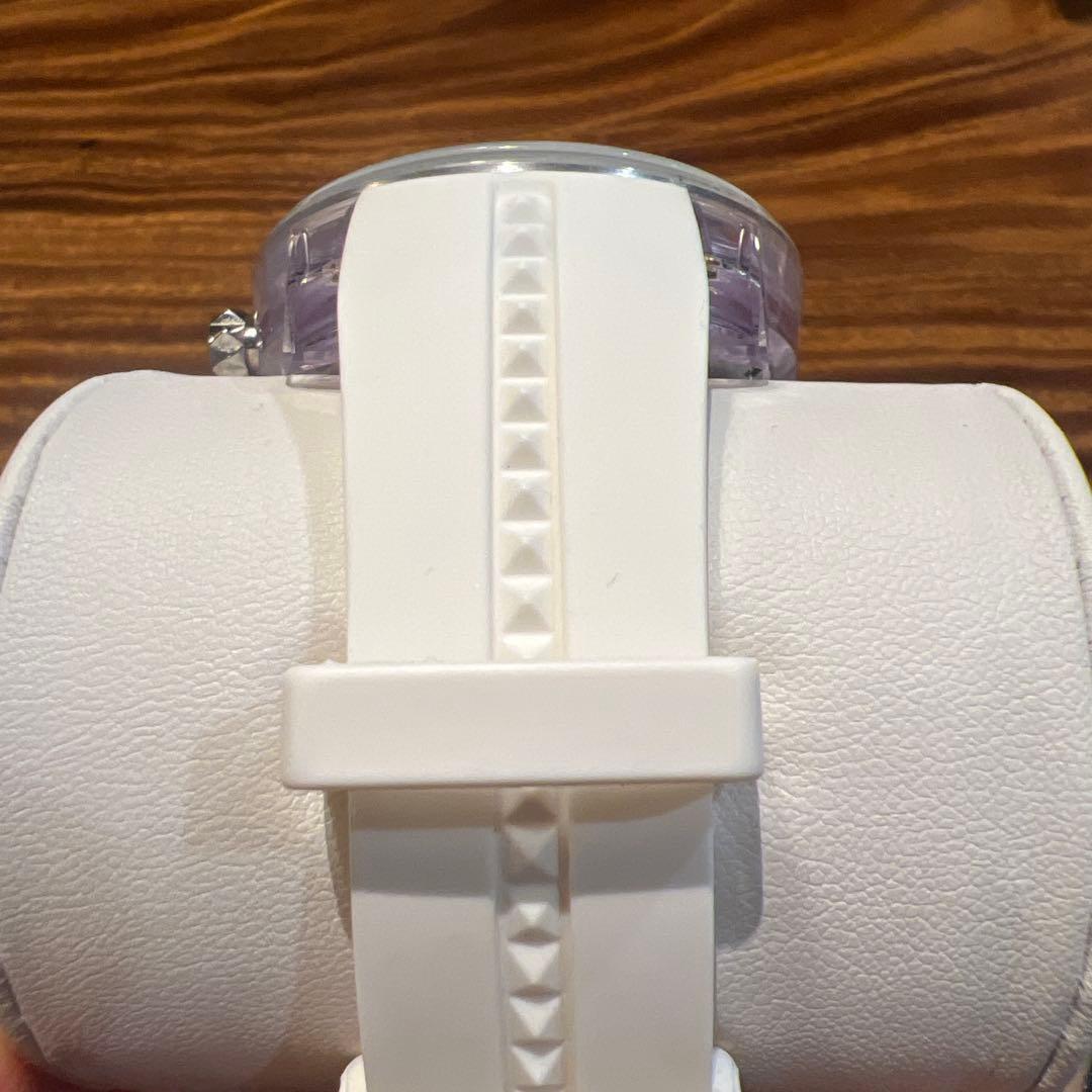 Tendence キングドーム ラバーベルト 時計 花 美品