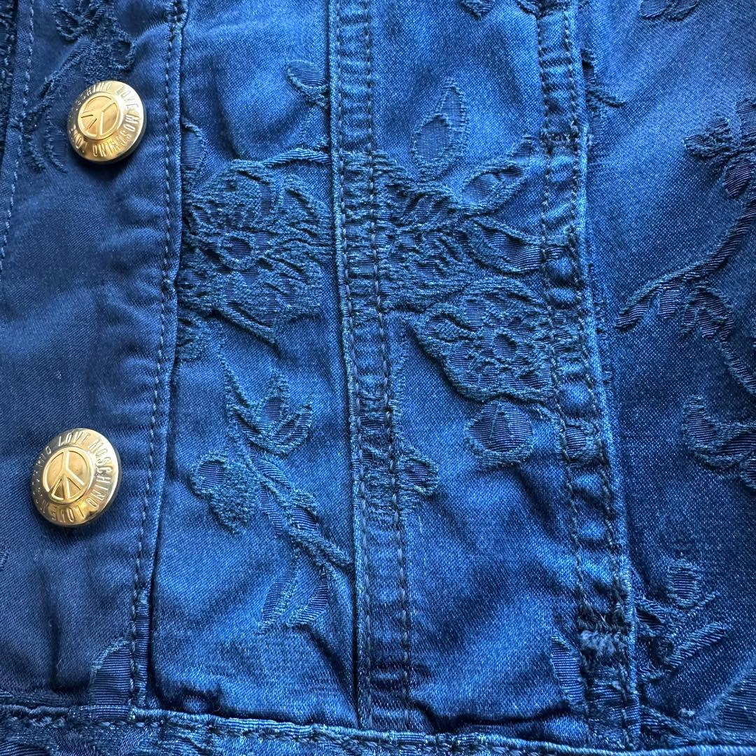 LOVE MOSCHINO モスキーノ フラワージャガードジャケット