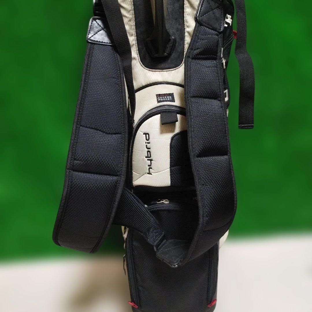 Burton スタンド式キャディバッグ 黒/ベージュ