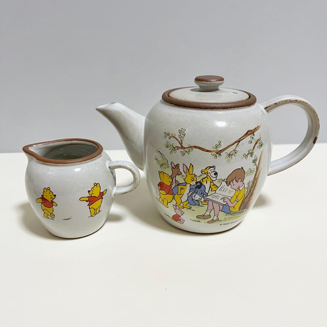 SANGO くまのプーさん レトロティーセット　ポット6点セット