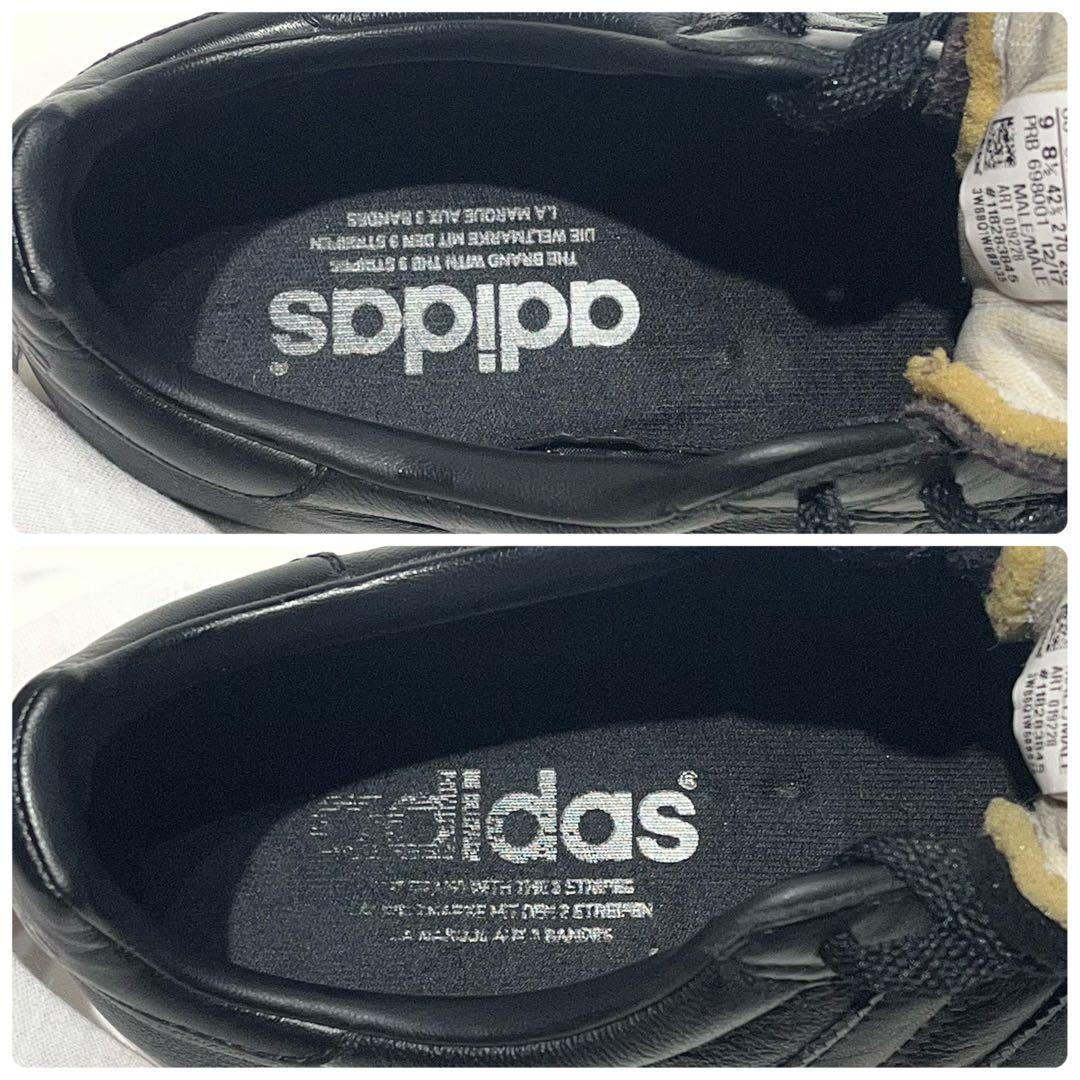 アディダス／ムンディアルチーム 27cm 黒 サッカー トレーニングシューズ