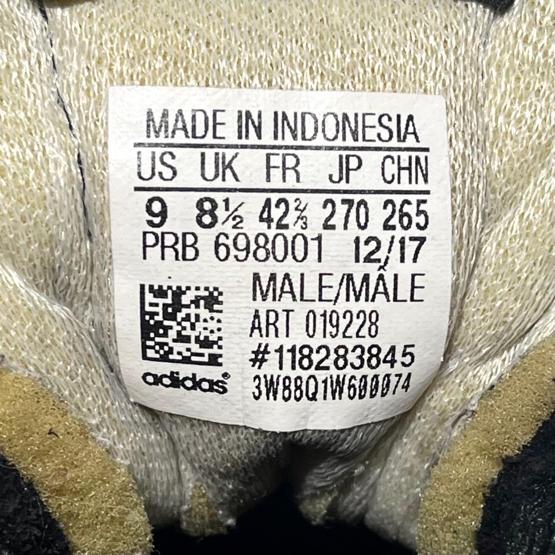 アディダス／ムンディアルチーム 27cm 黒 サッカー トレーニングシューズ