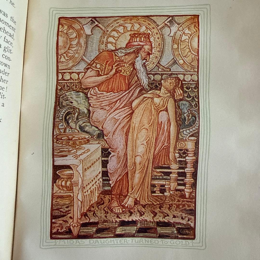 稀少1891年アンティーク美しい挿絵の洋書WalterCrane児童書　古書