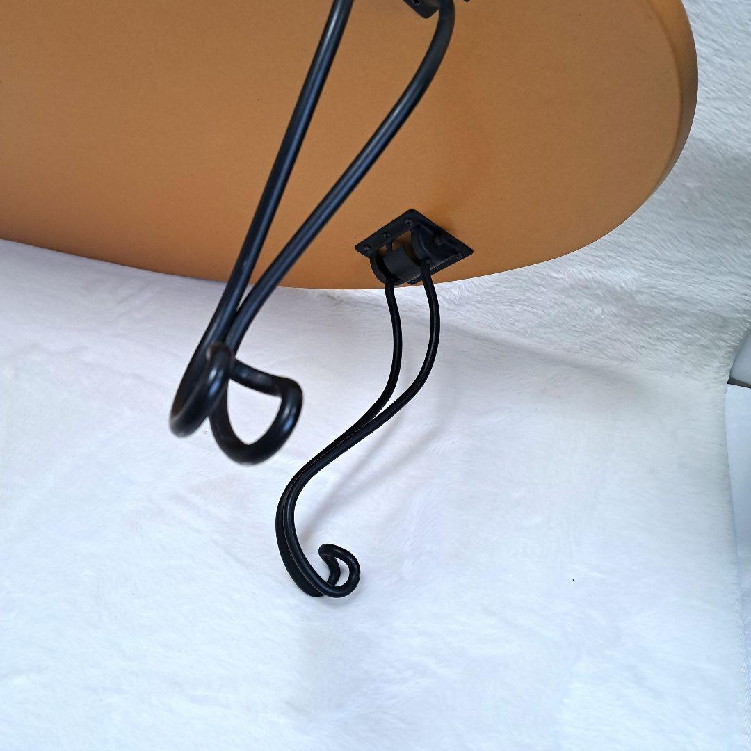 折りたたみ式 猫脚テーブル 幅約120cm 楕円形