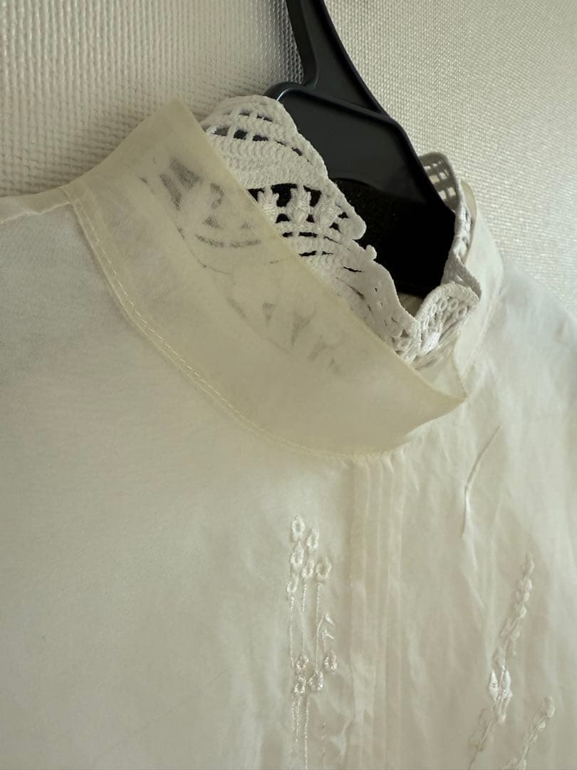 【クリーニング済】Mame Kurogouchi シルクベスト