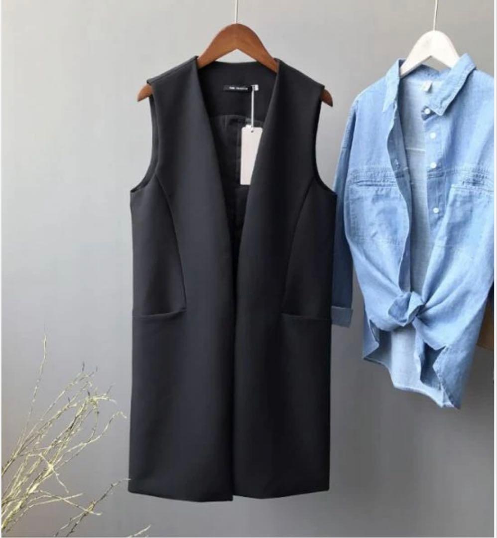 2点セット ジレ ボウタイブラウス セレモニー ママスーツ 卒業式 入学式