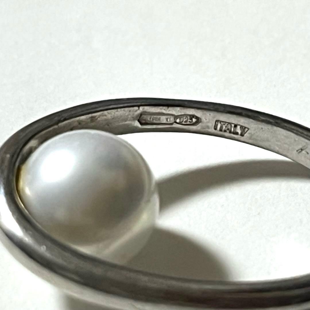 Maison Martin Margiela リング パール シルバー925
