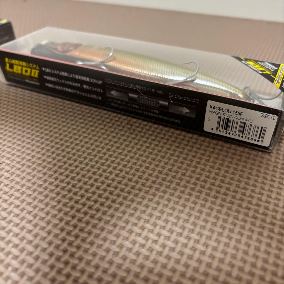 メガバス　カゲロウ155F 覇王（GLX）、和銀ステイン落ち鮎セット　未開封
