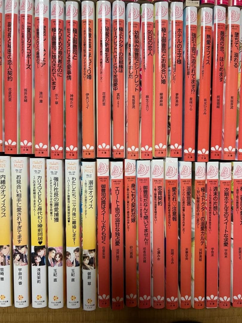 小説　まとめ　恋愛　ラブロマンス　文庫　約200冊　エタニティ　オパール　など