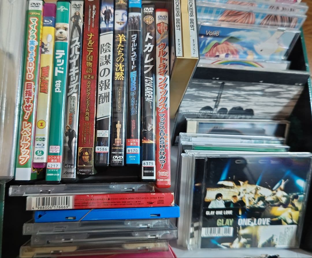 CD 約100枚 邦楽 洋楽 アイドル J-POP ＋DVD・Blu-ray