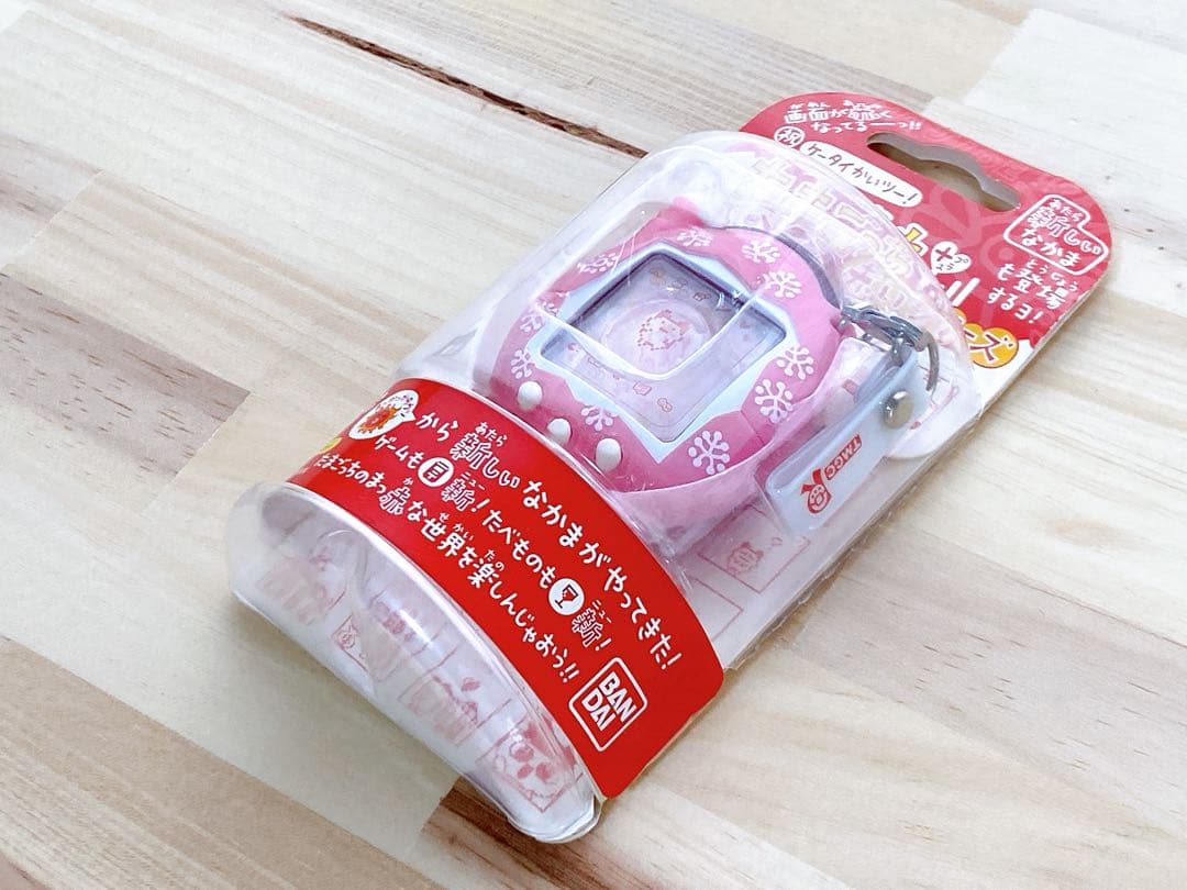 【新品未開封】 祝ケータイかいツー！たまごっちプラス 赤いシリーズ ピンク