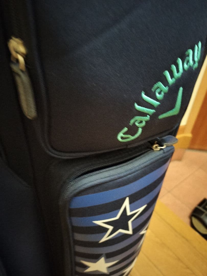 Callaway ゴルフバッグ ネイビー ストライプ　レディース