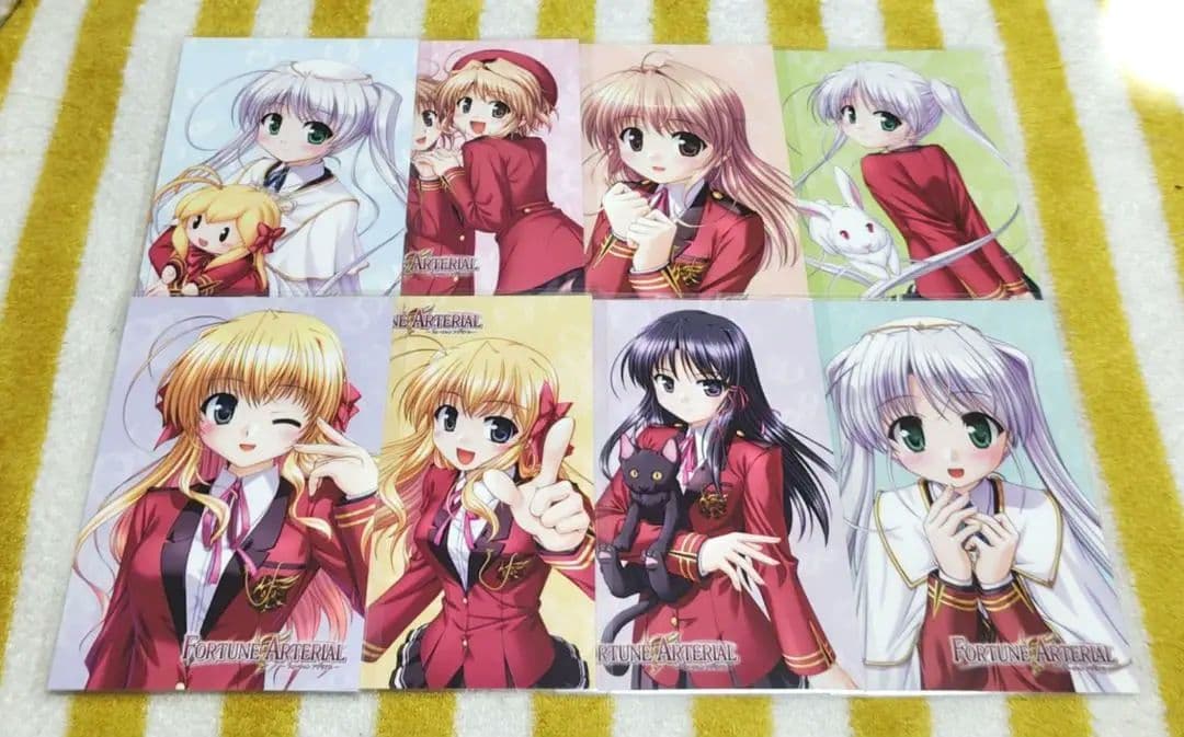 FORTUNE ARTERIAL 1巻~7巻(完)全初版 ポストカード８種付写2
