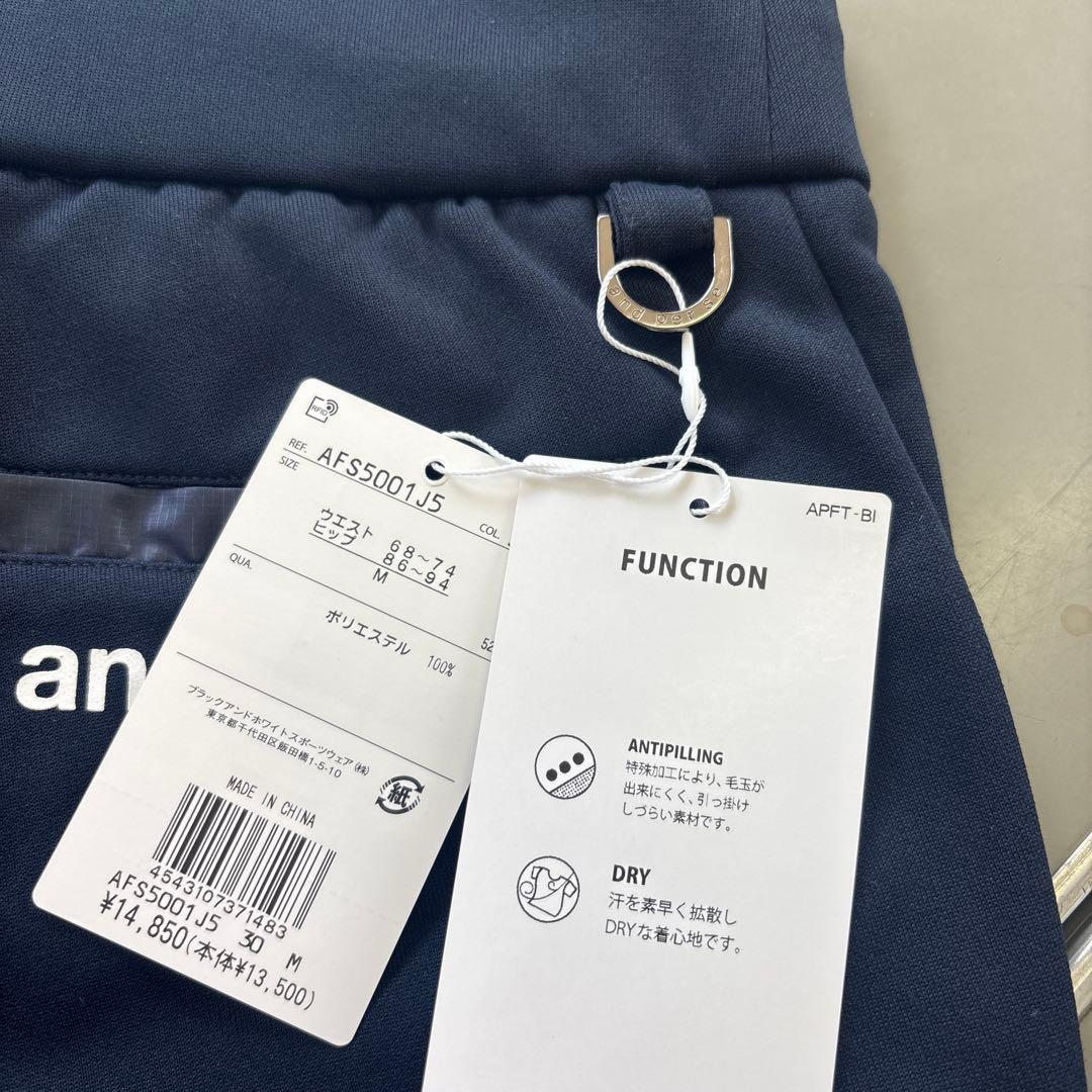 【新品タグ付】AND PER SE アンパスィ ジョガーパンツ Mゴルフパンツ