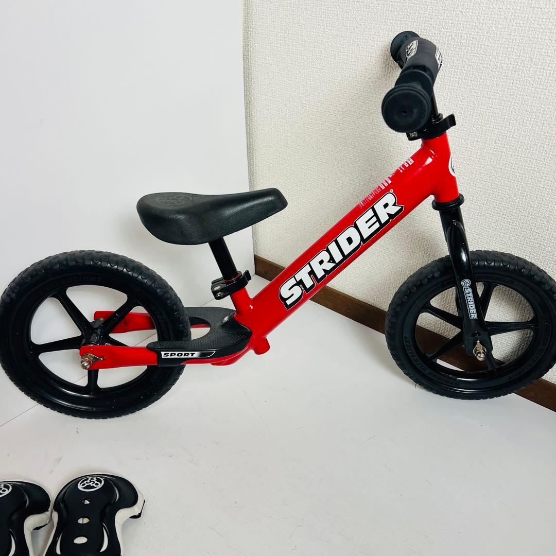 正規品　ストライダー スポーツ　12インチ レッド　純正プロテクター付き