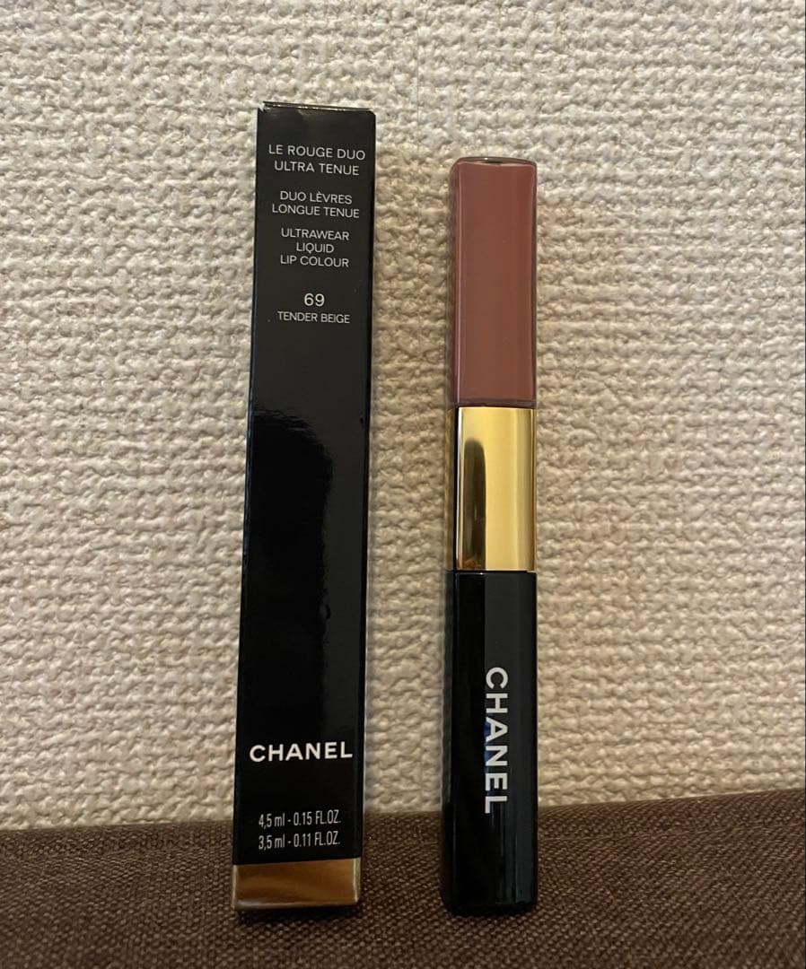 【新品】シャネル　ルルージュデュオウルトラトゥニュ 69テンダーベージュ
