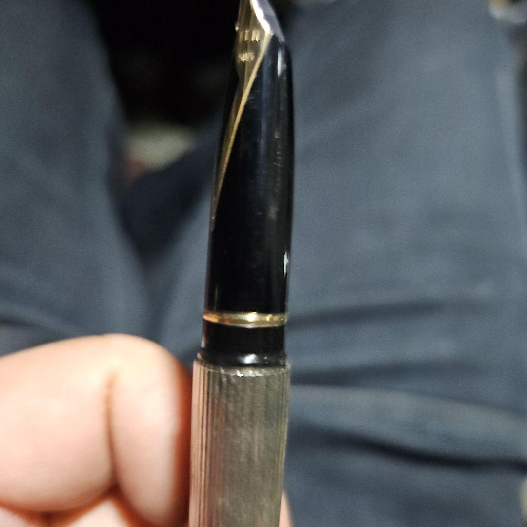 m*り様 ☆希少☆シルバー 万年筆