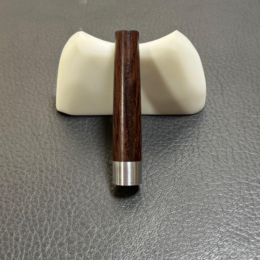 老眼オヤジ　2紫鉄刀木　木製後軸(長) 【Enjoy f】⭕️中間パーツ不要