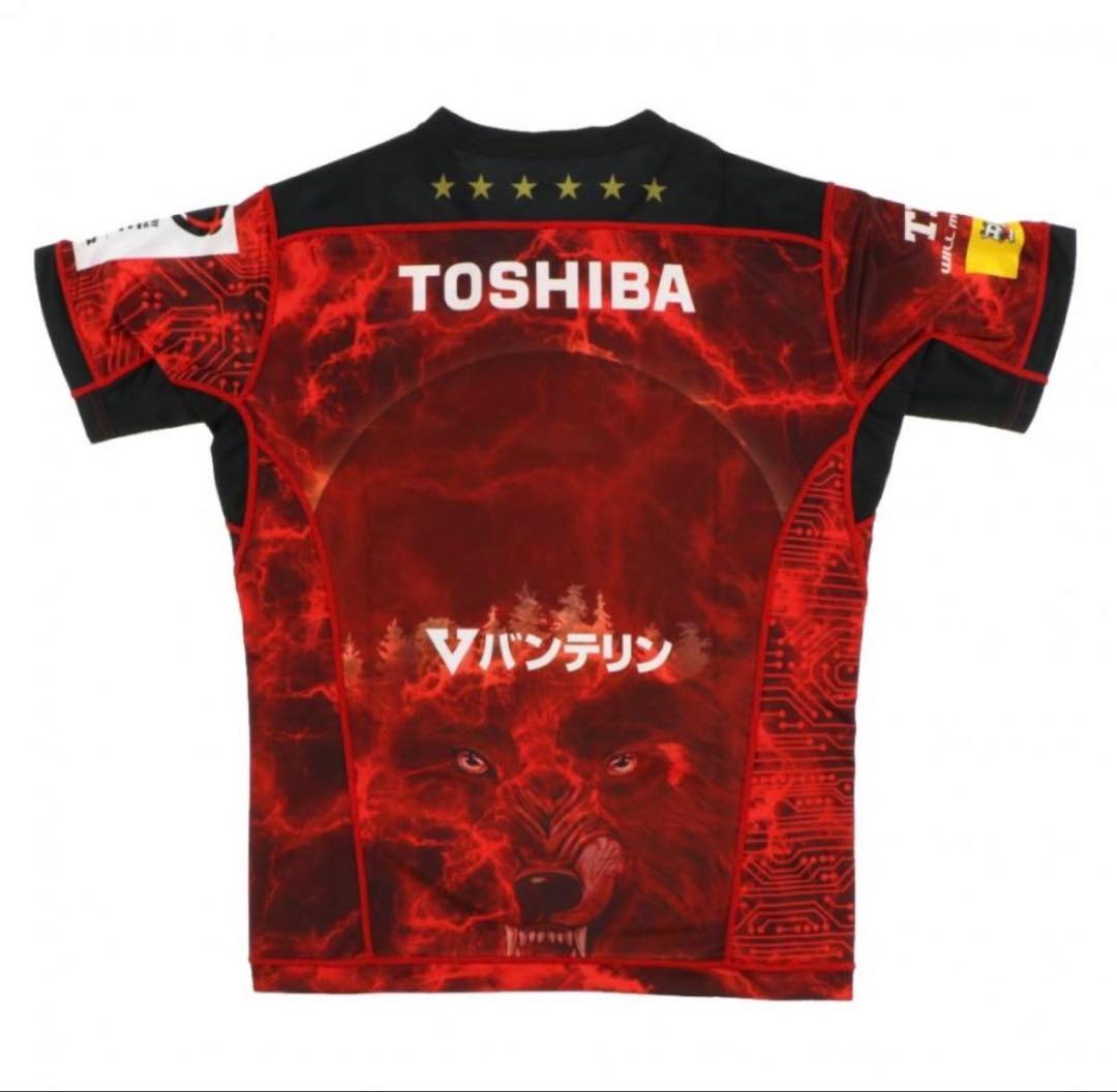 カンタベリー 東芝ブレイブルーパス東京 ラグビー レプリカホームジャージL