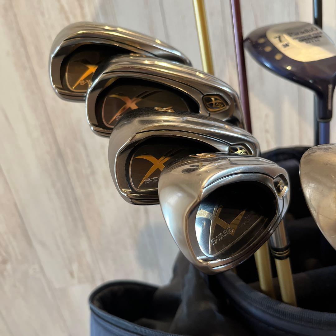 メンズ 右利き キャディーバック・クラブ 12本フルセット！送料込み価格！