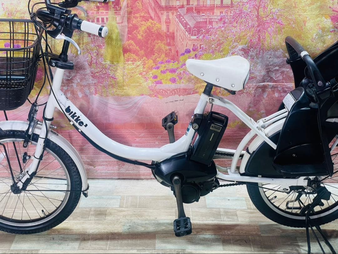 ZK3320 電動自転車 ブリヂストン ビッケ 子供乗せ 20インチ 送料無料