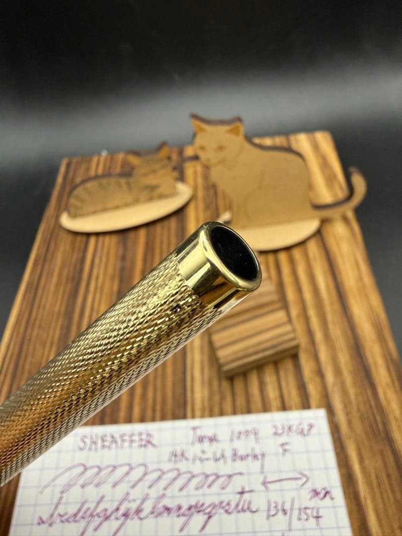SHEAFFER 万年筆 タルガ 1009 23K張 バーレイ