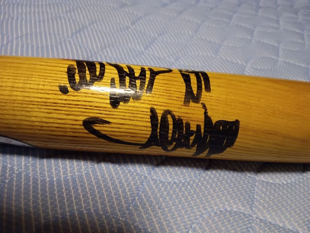巨人時代！王貞治会長直筆サイン入り木製バット