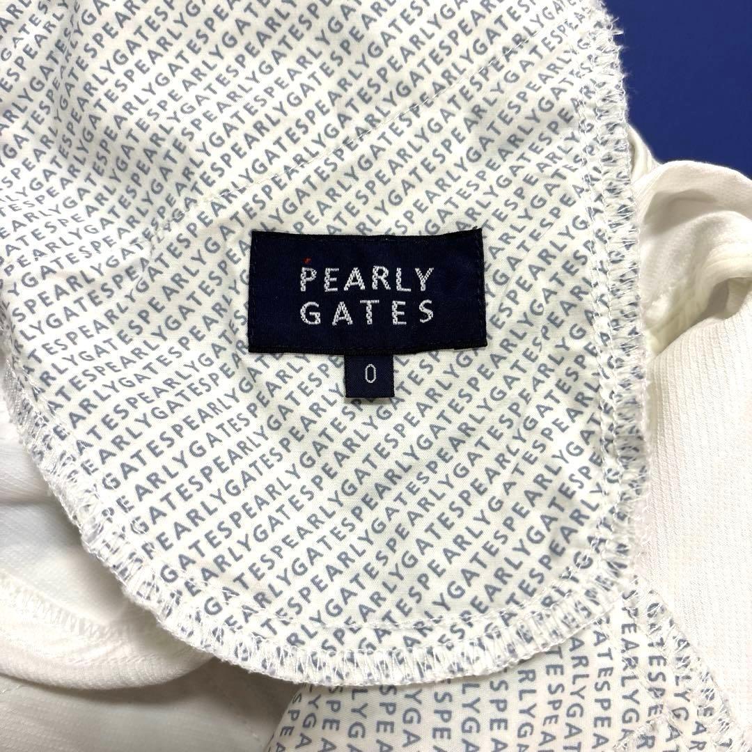 パーリーゲイツ　0/S クロッフドパンツ　アンクル丈　ホワイト　レディース