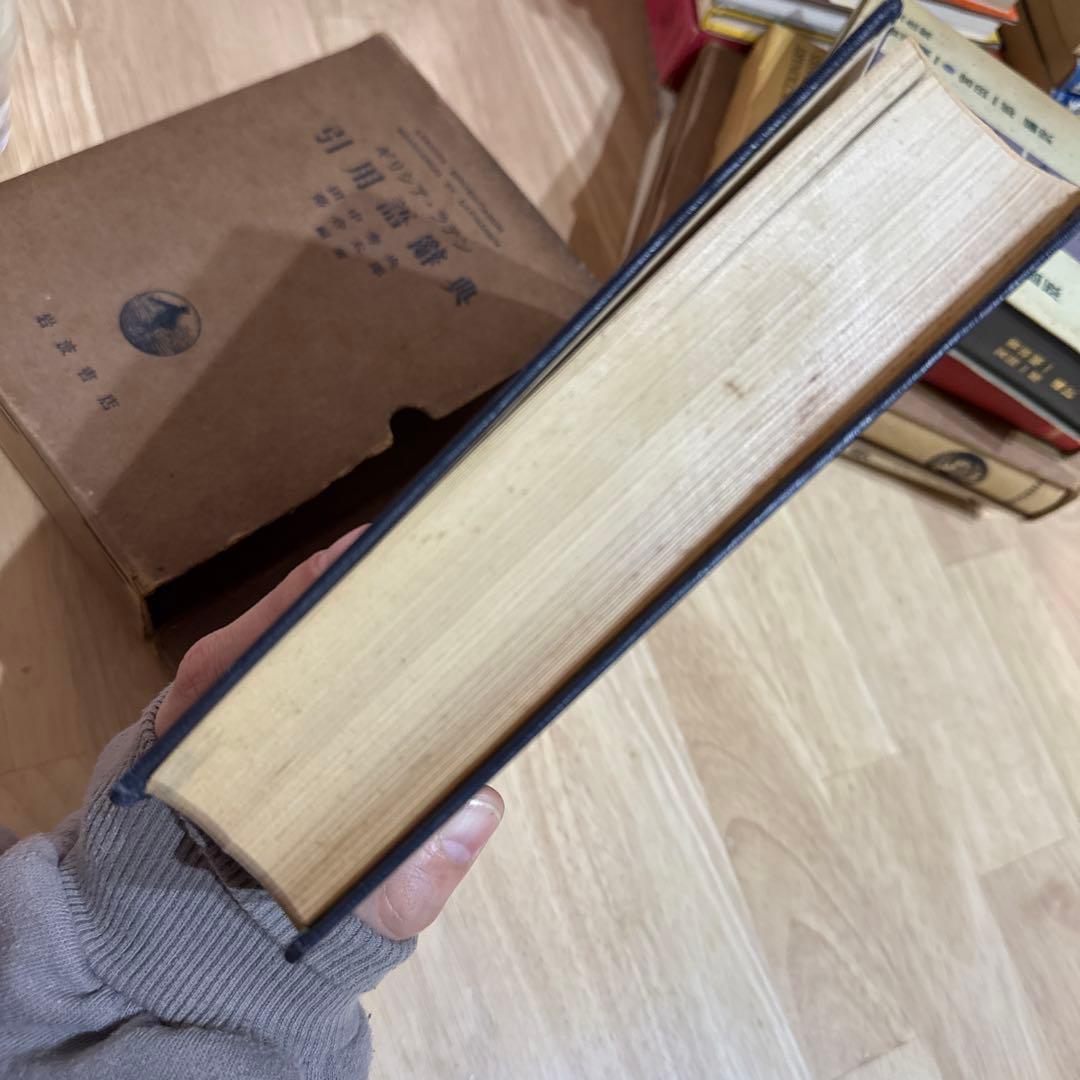 初版本 ギリシア ラテン 引用語辞典 岩波書店 希少