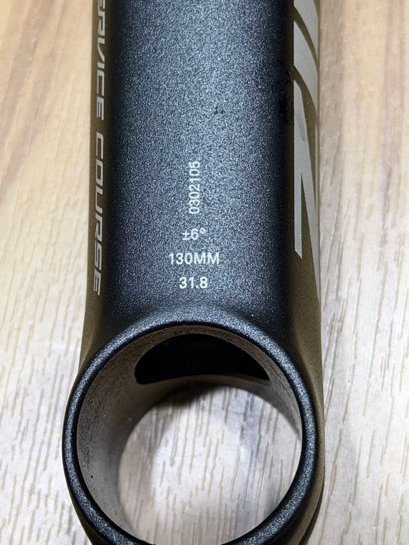 ZIPP Service Course ステム 130MM -6° ブラック