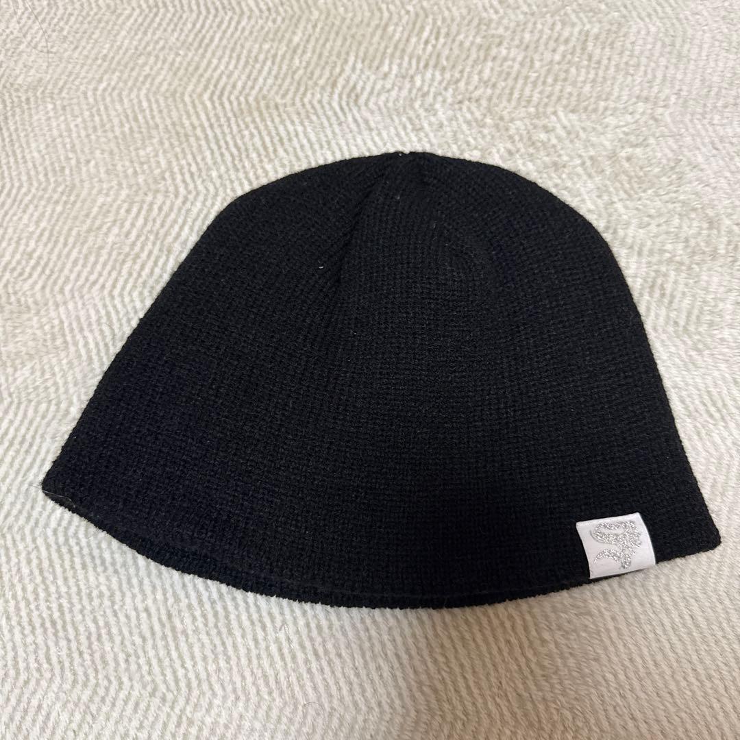 SETUPEXE CORSAGE BEANIE BLACK 韓国 ビーニー 黒