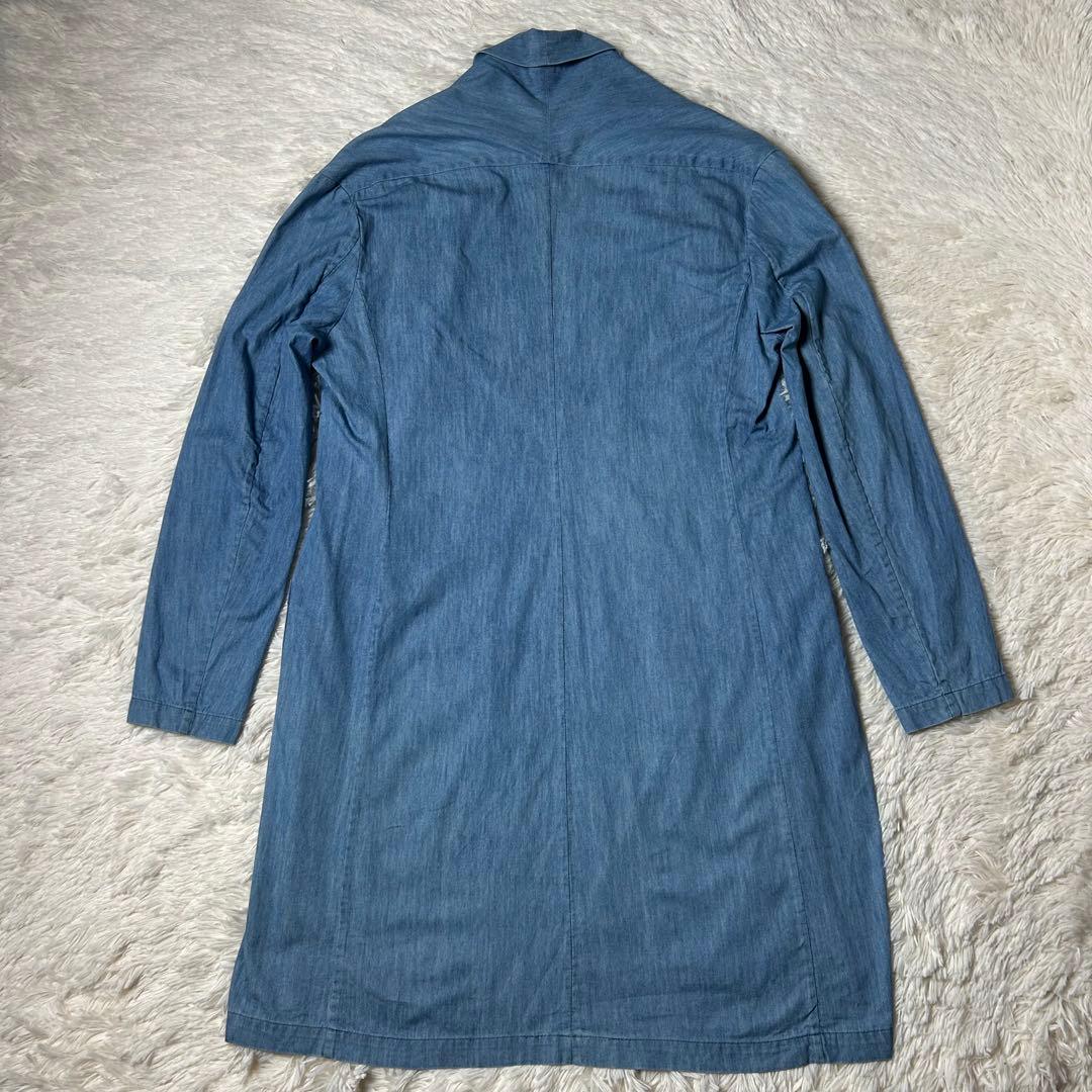 希少✨ アタッチメント ライトオンス デニム ロングストール コート