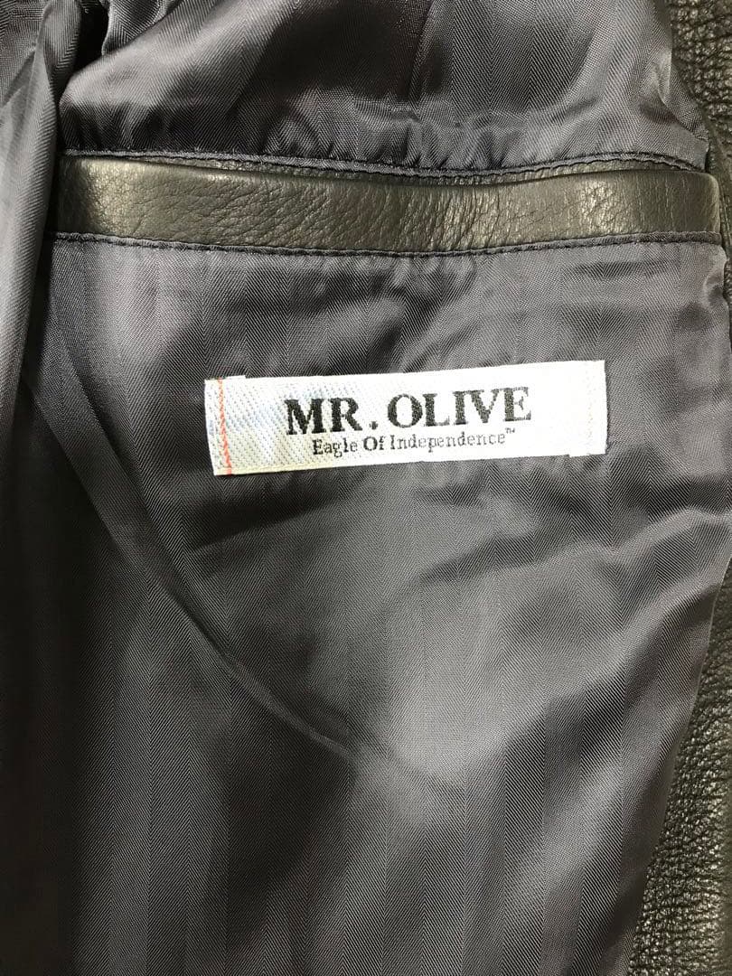 【値下げ対応可能‼️】 Mr Olive ライダースジャケット ラムレザー S