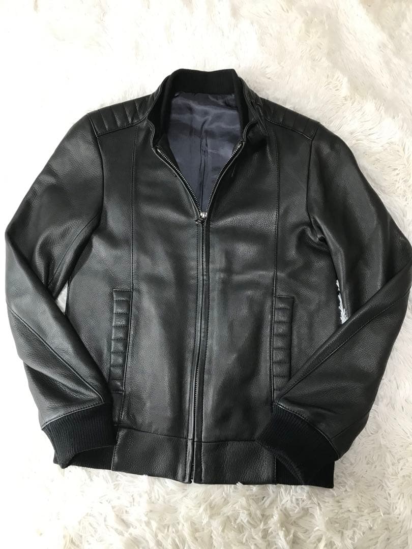 【値下げ対応可能‼️】 Mr Olive ライダースジャケット ラムレザー S